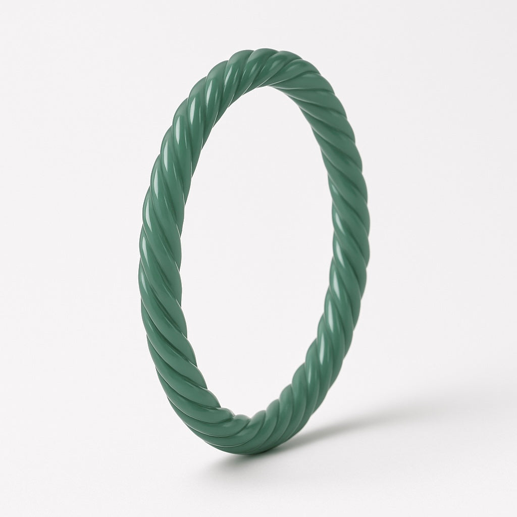 Bluewater Thin Twist Round Bangle