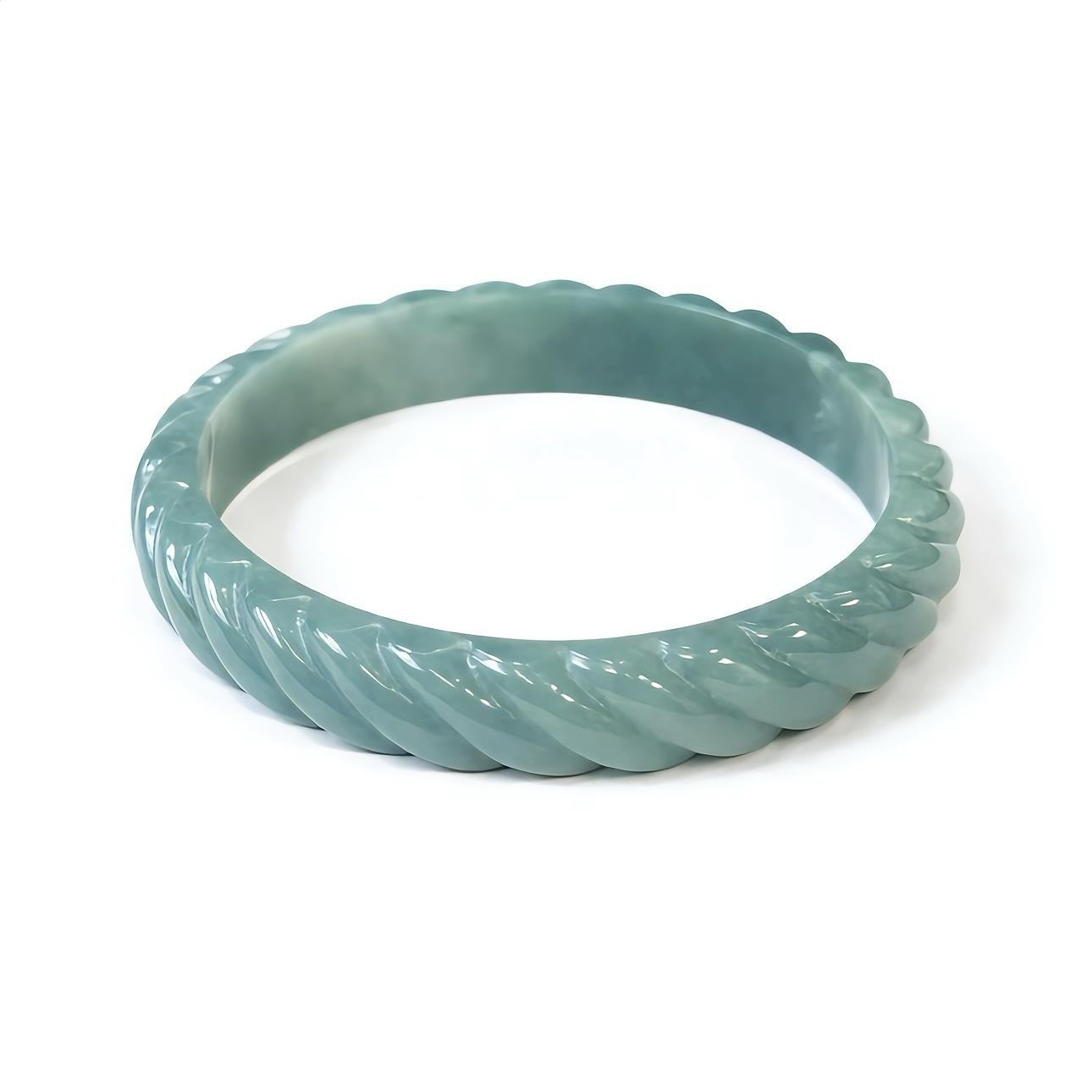 A Spiral Twist Bangle
