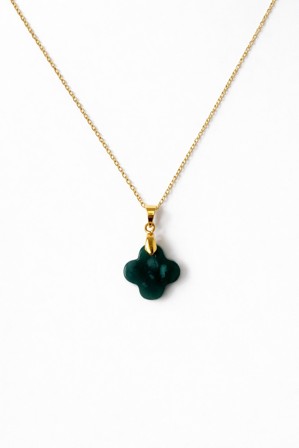 Clover Jade Pendant