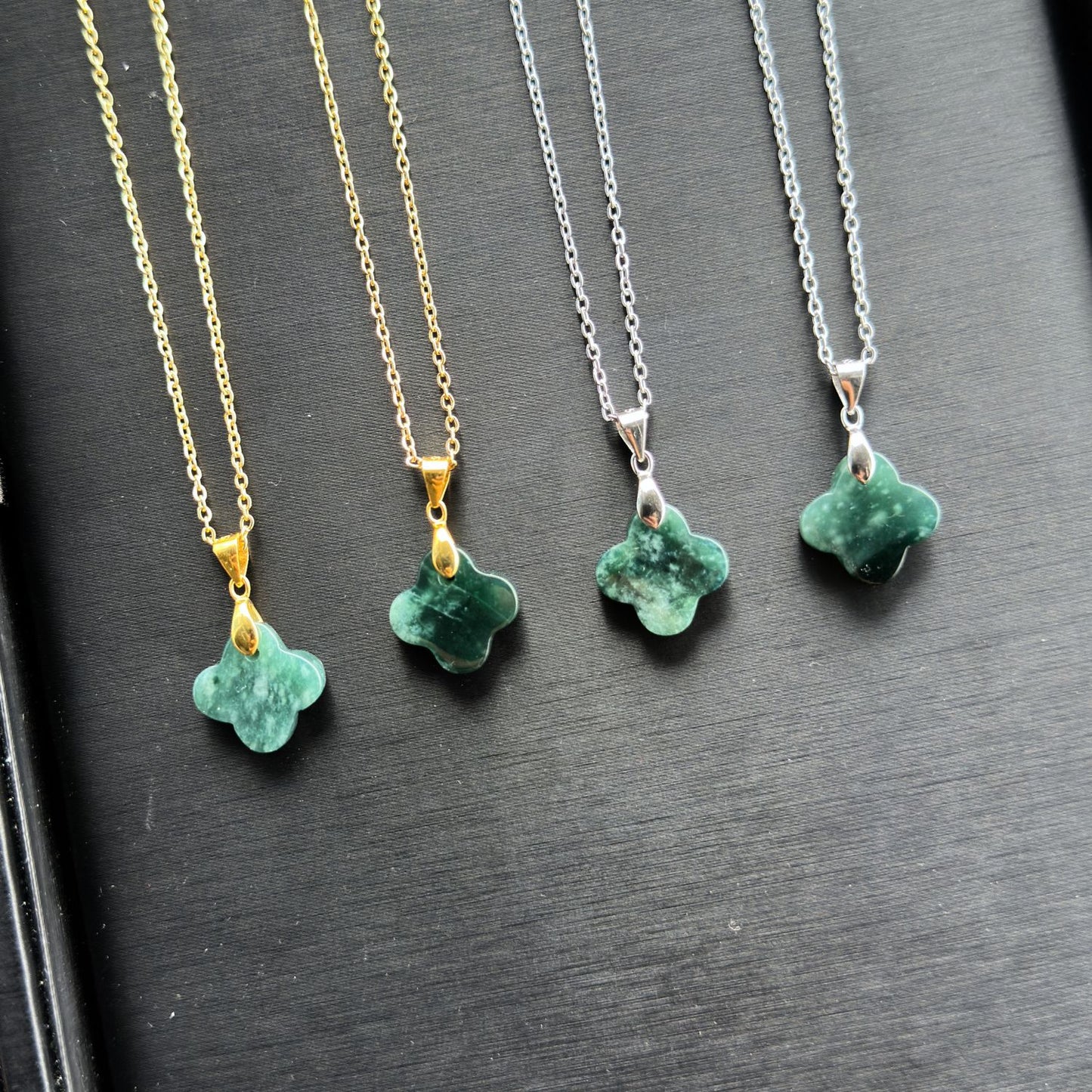 Clover Jade Pendant
