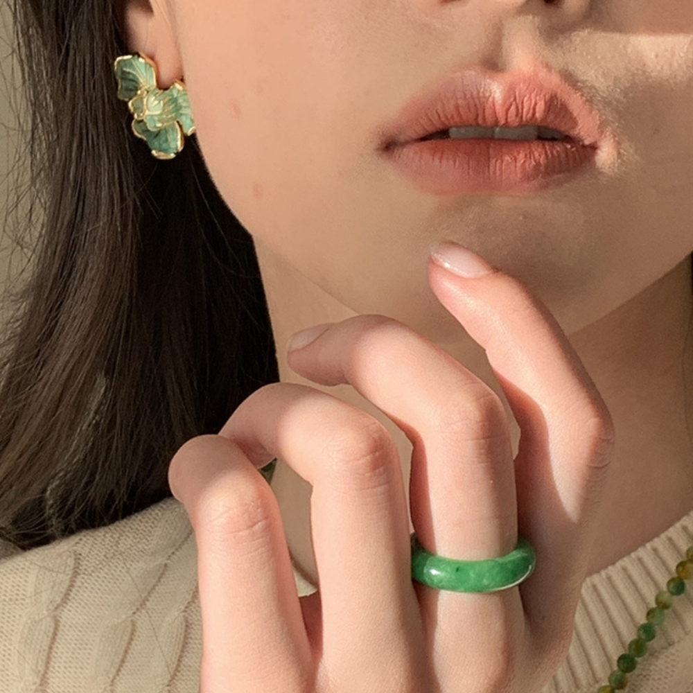 Green Jade Ring