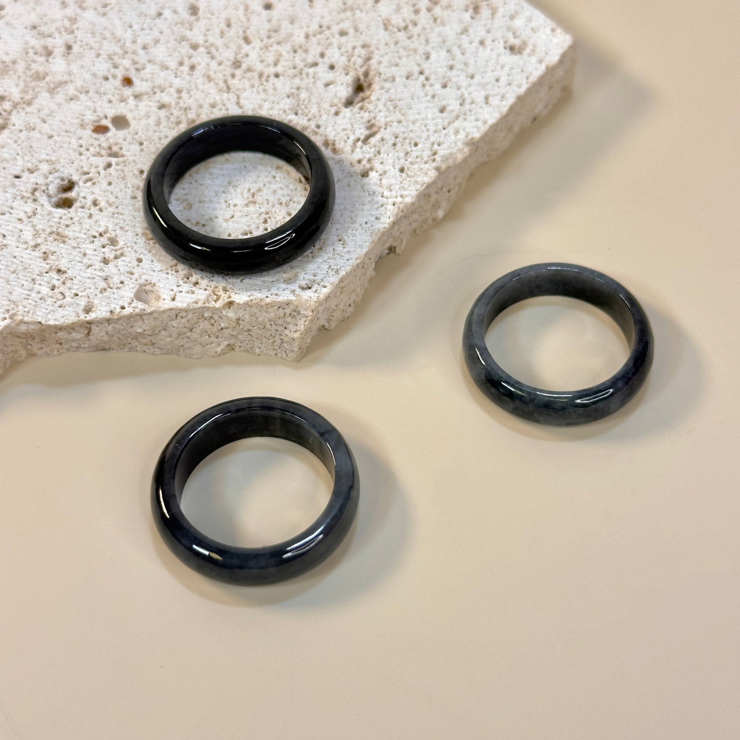 Black Jade Ring