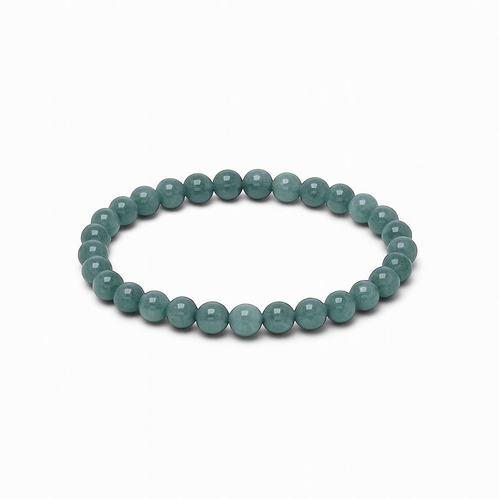 6mm BlueWater Jade Bracelet
