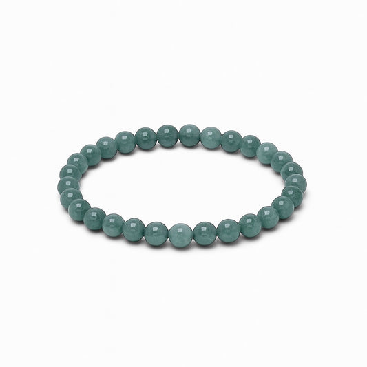 6mm BlueWater Jade Bracelet
