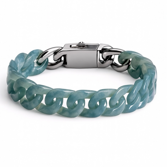 Jade Cuban Bracelet