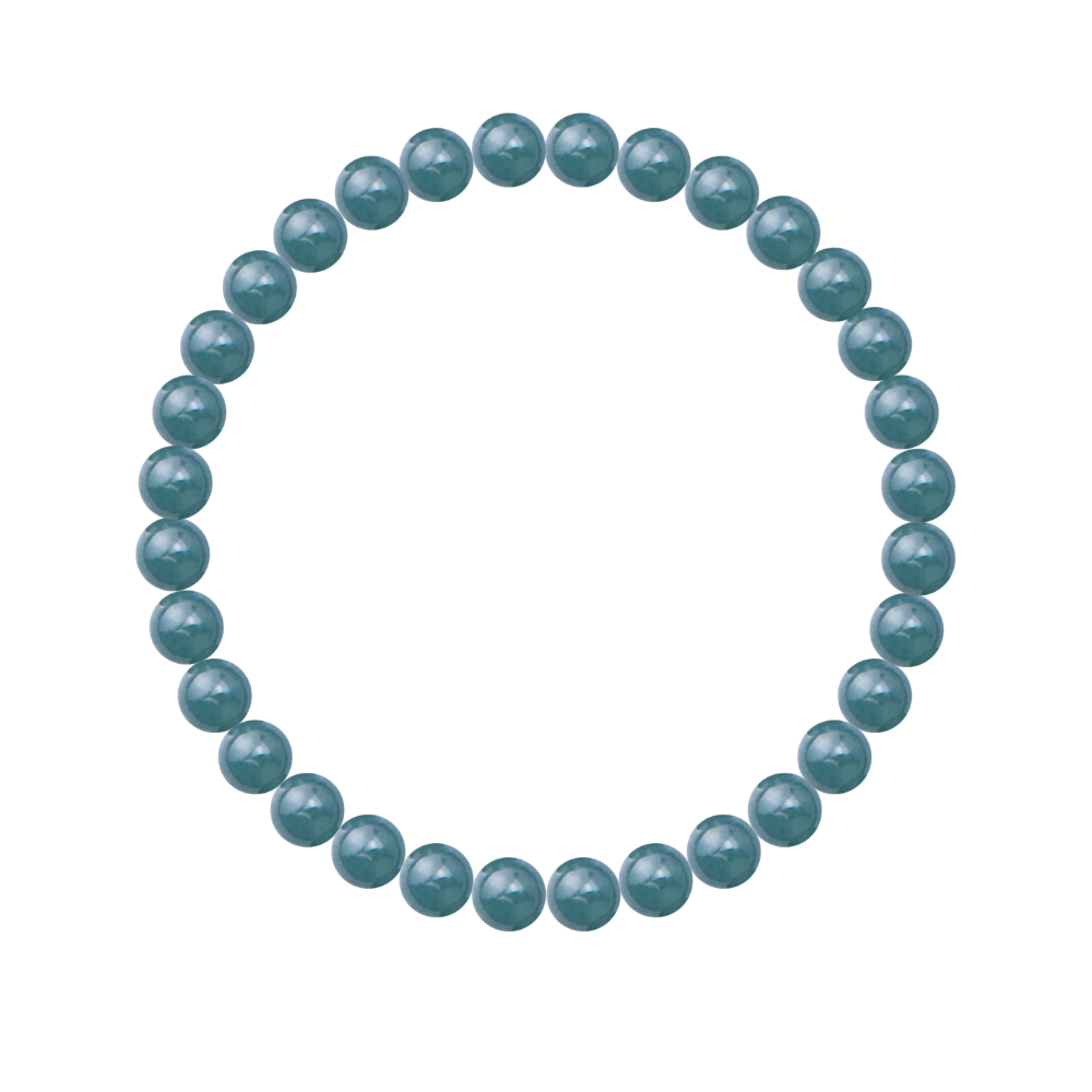 6mm Blue Water Jade Bracelet