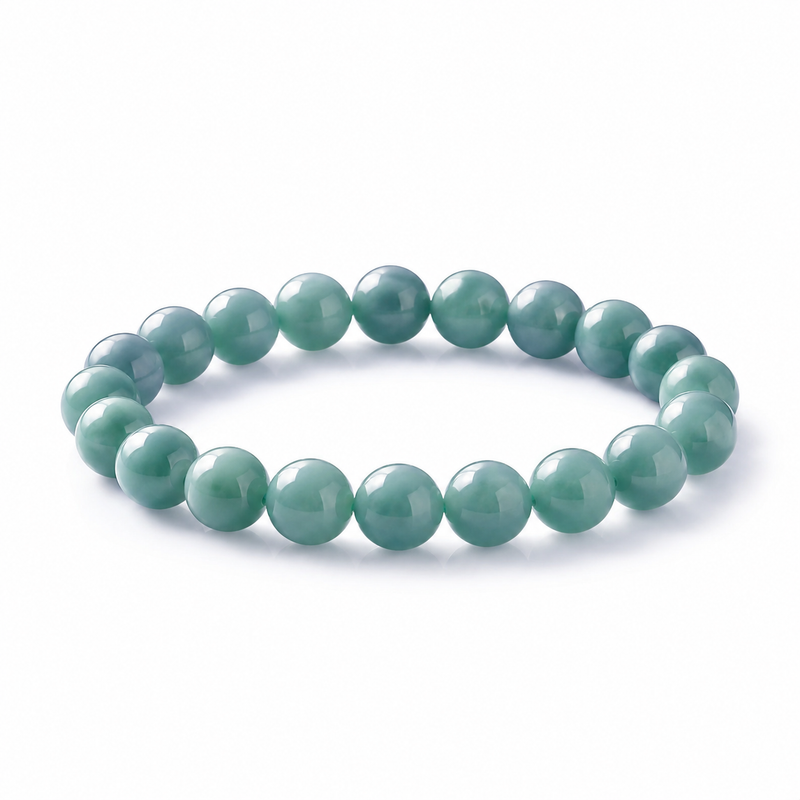 Bluewater Jade Beaded Bracelet