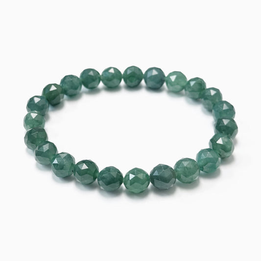 Diamond cut Blue Water Jade