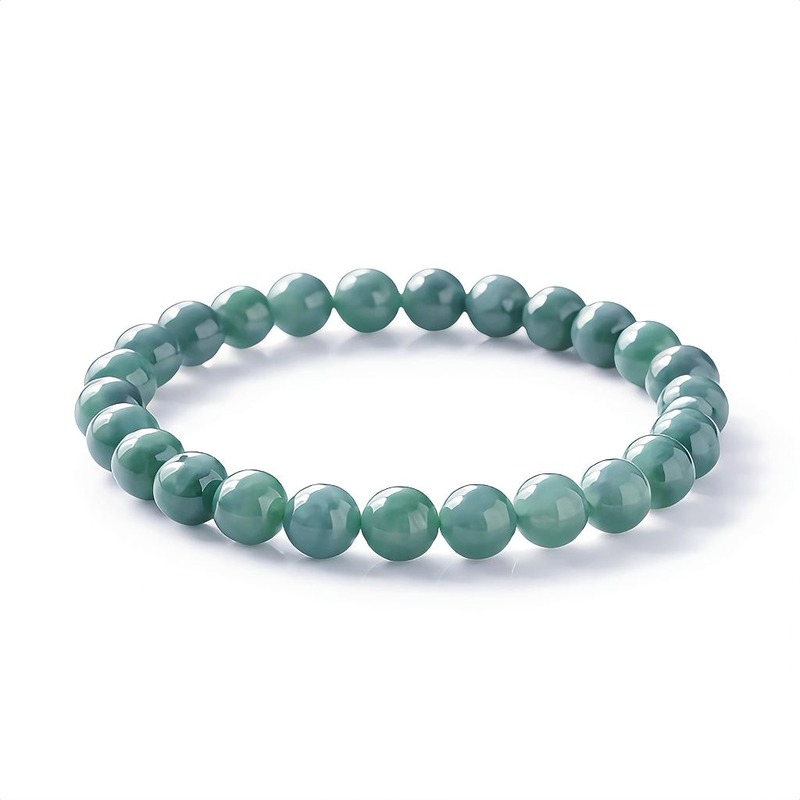 Bluewater Jade Beaded Bracelet