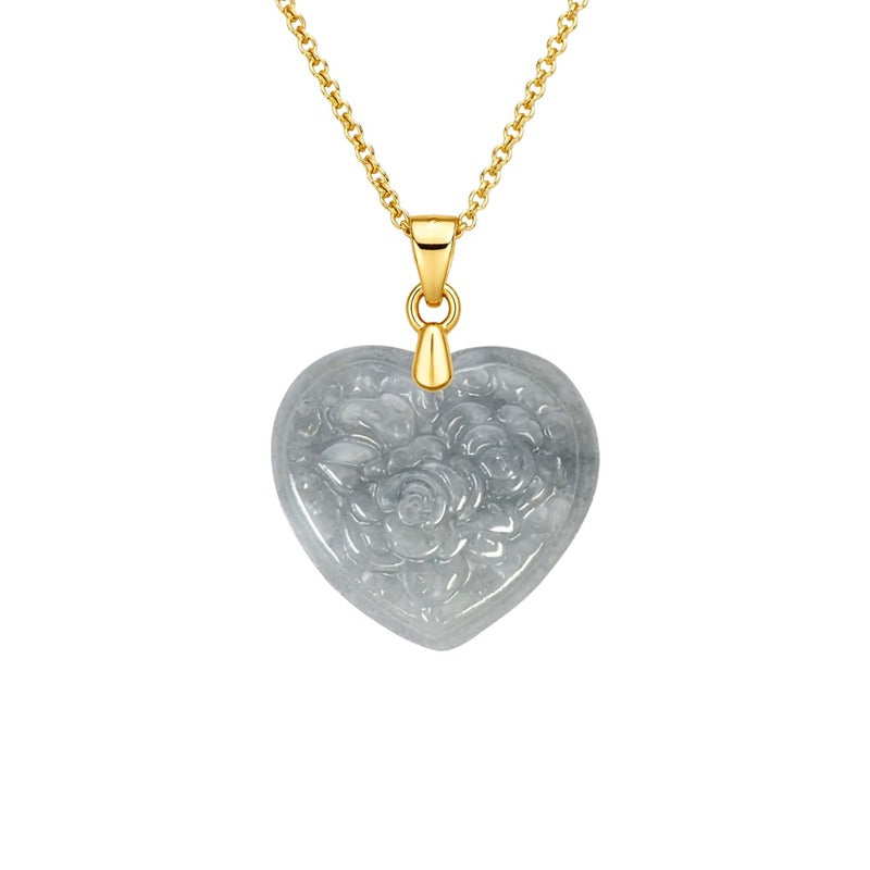 Heart Rose Pendant