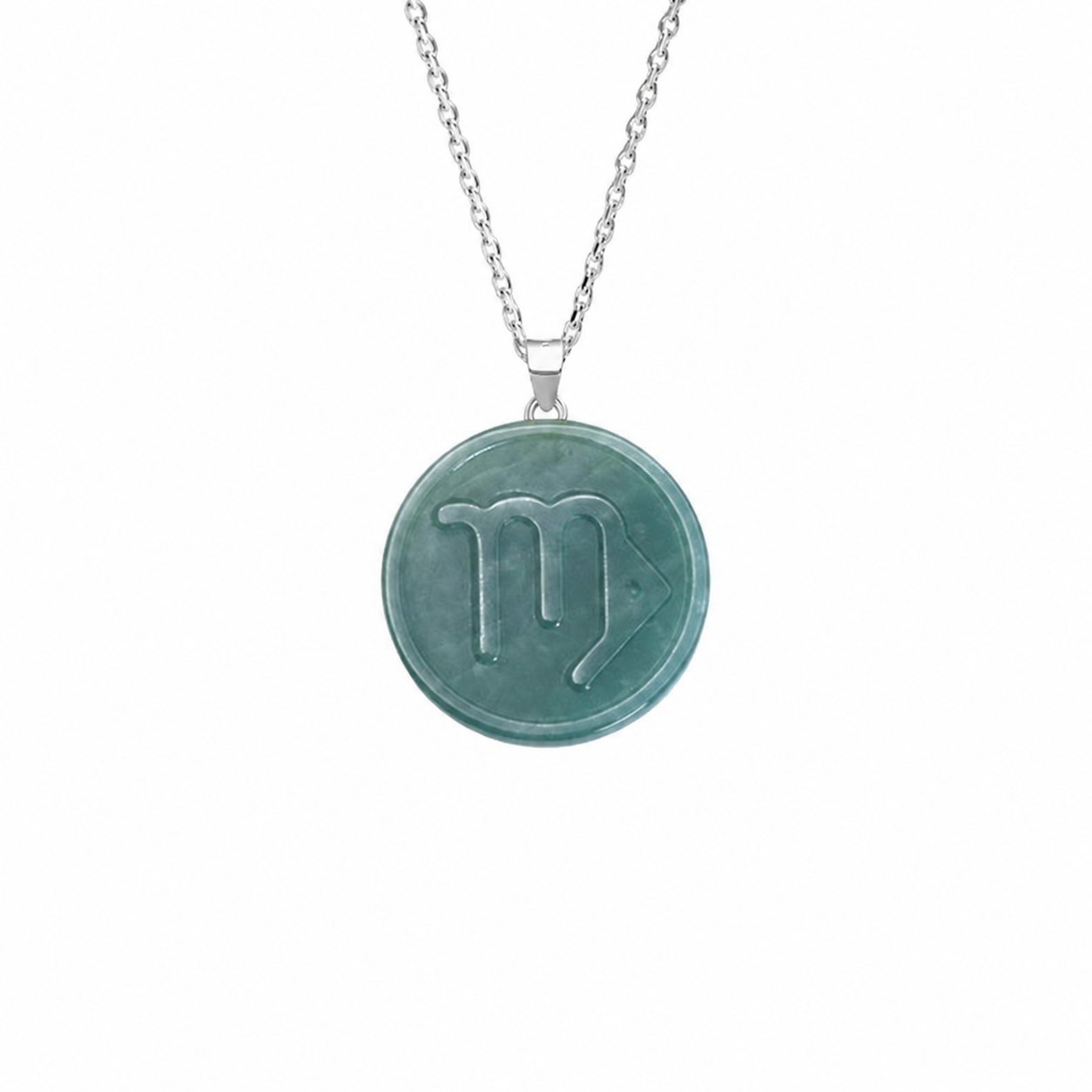 Astrology Zodiac Jade Pendant