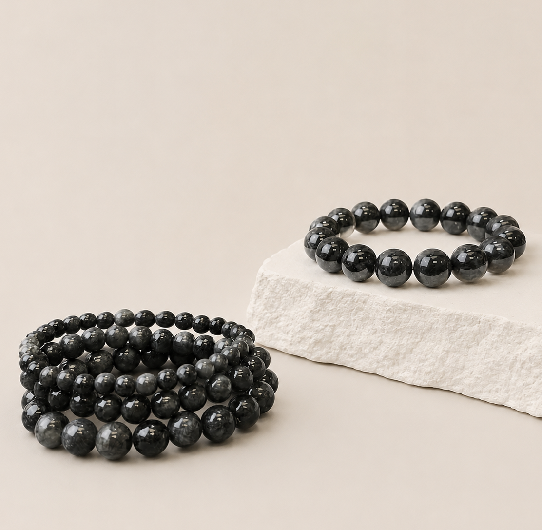 Wuji Jade Beaded Bracelet